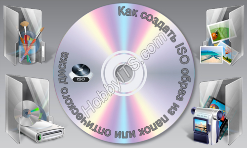 Как из iso сделать диск