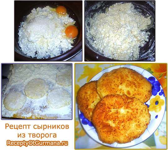 Очень вкусный рецепт сырников из творога пошагово Очень вкусный рецепт сырников из творога пошагово